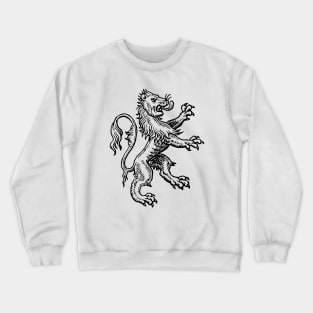 Heraldic Lion Crewneck Sweatshirt
